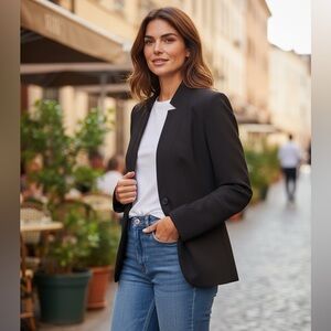 Loft Structured women’s black blazer